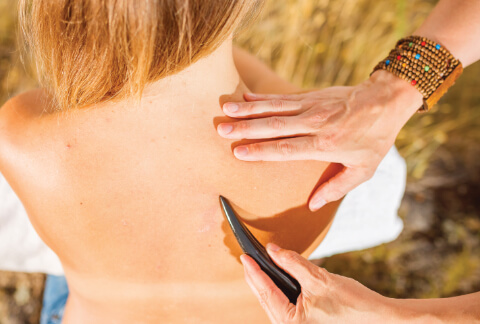 Gua Sha Fa (Schaben), Moxen